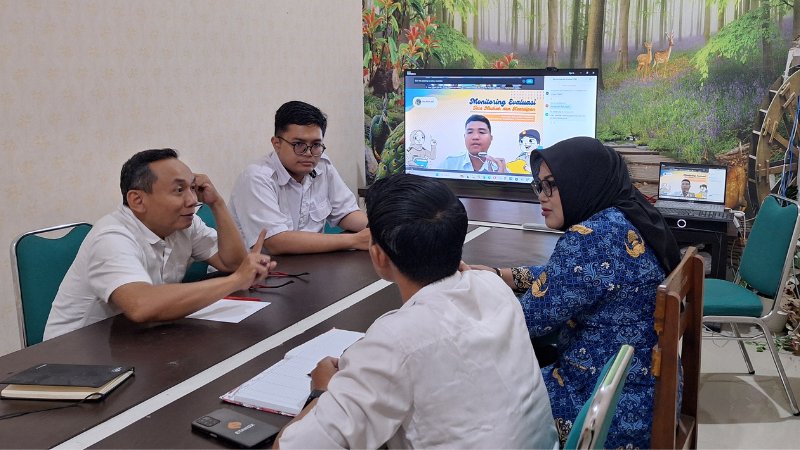 Kantor Pertanahan Kabupaten Pati Ikuti Monev TNK