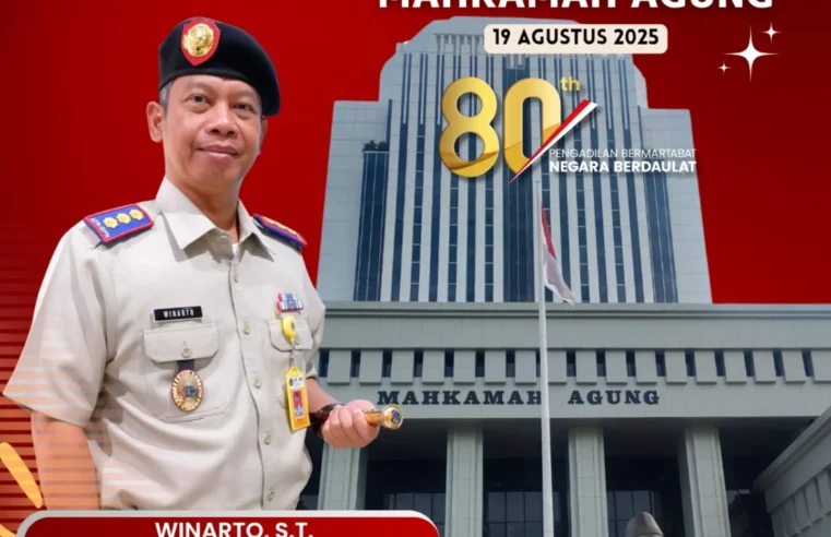 Kantor Pertanahan Kabupaten Pati Ucapkan Selamat HUT ke-80 Mahkamah Agung: Menuju Peradilan yang Tangguh dan Berkeadilan