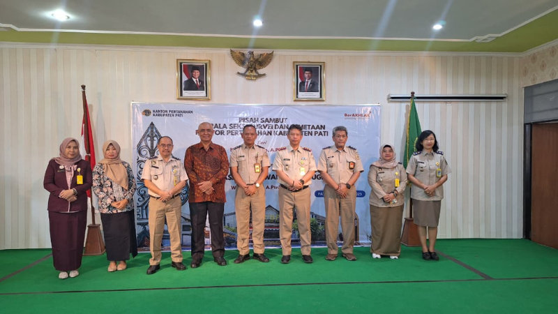 Kantor Pertanahan Kabupaten Menggelar Pelepasan Pegawai Pindah Tugas