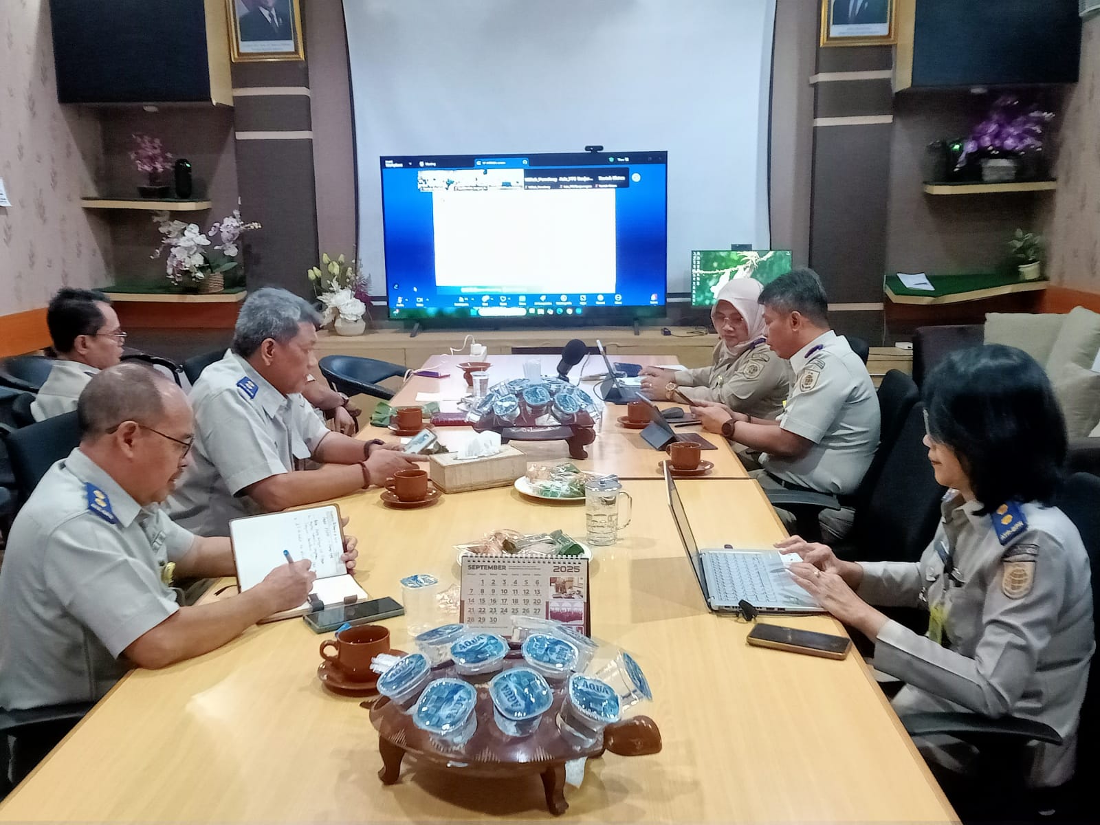Kantor Pertanahan Kabupaten Pati turut menghadiri kegiatan Evaluasi Kinerja yang digelar oleh Kantor Wilayah Badan Pertanahan Nasional (BPN) Provinsi Jawa Tengah