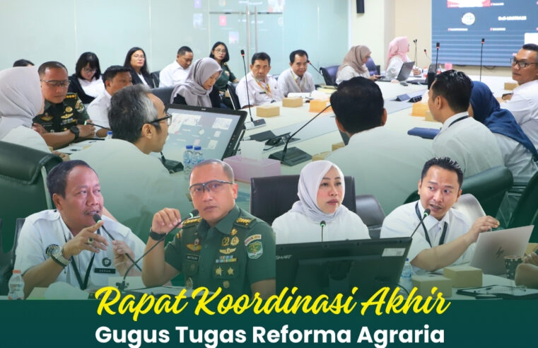Rapat Koordinasi Akhir Gugus Tugas Reforma Agraria Provinsi DKI Jakarta Tahun 2025