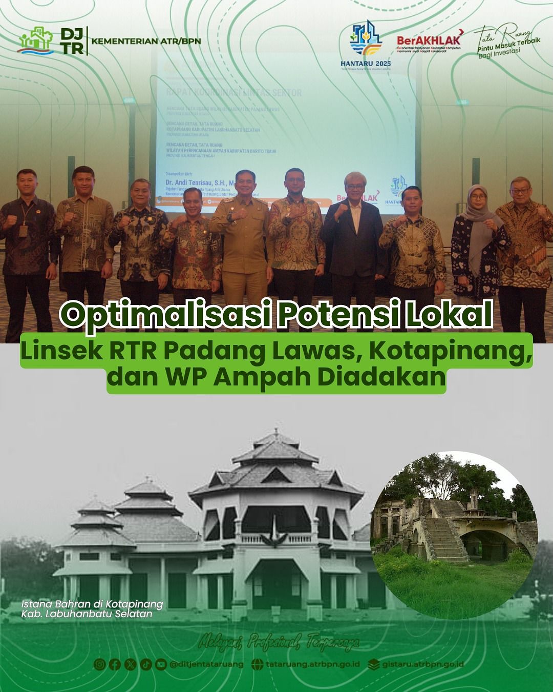 Optimaslisasi Potensi Lokal Linsek RTR Padang Lawas, Kotapinang, dan WP Ampah Diadakan