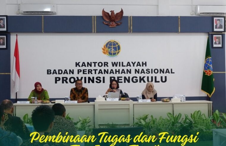 Pembinaan Tugas dan Fungsi Tim 5 dan Tim 4 monitoring dan evaluasi layanan pertanahan tahun 2025