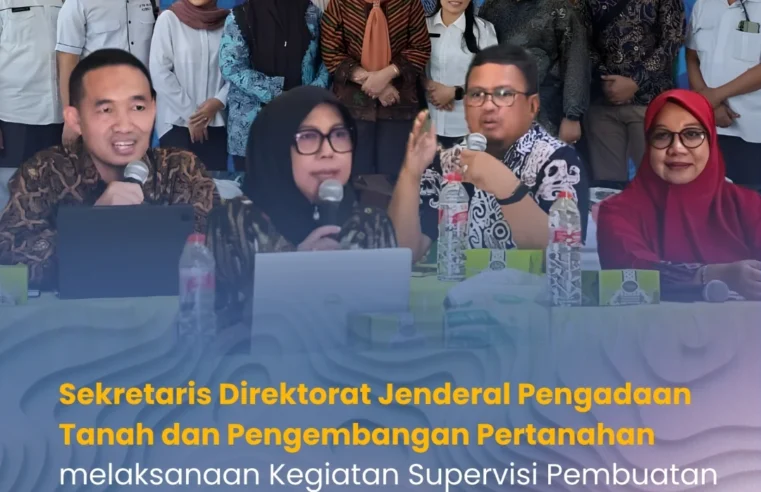 Sekretaris Direktorat Jenderal Pengadaan Tanah dan Pengembangan Pertanahan melaksanakan kegiatan supervisi pembuatan peta zona nilai tanah di Provinsi Sumatera Utara