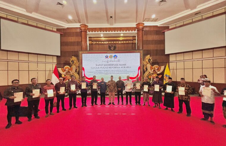 Serahkan Sertipikat di Bali, Menteri Nusron Ungkap Manfaat Sertipikasi Tanah untuk Perekonomian