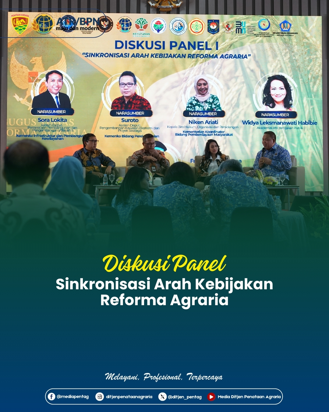Diskusi Panel Sinkronisasi Arah Kebijakan Reforma Agraria