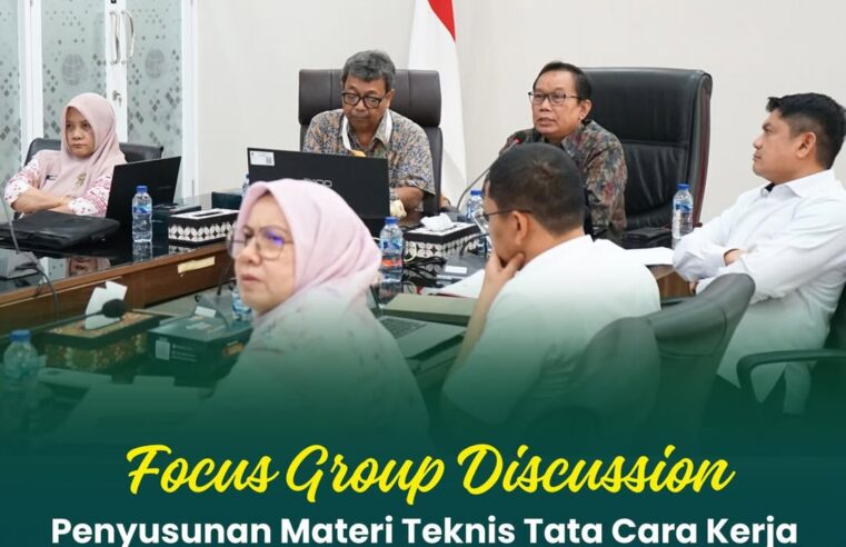 Focus Group Discussion penyusunan materi teknis tata cara kerja kegiatan WP3WT: penegasan tanah timbul