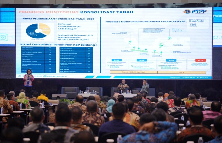 Kementerian ATR/BPN Targetkan Penuntasan Konsolidasi Tanah 2025 di Seluruh Indonesia