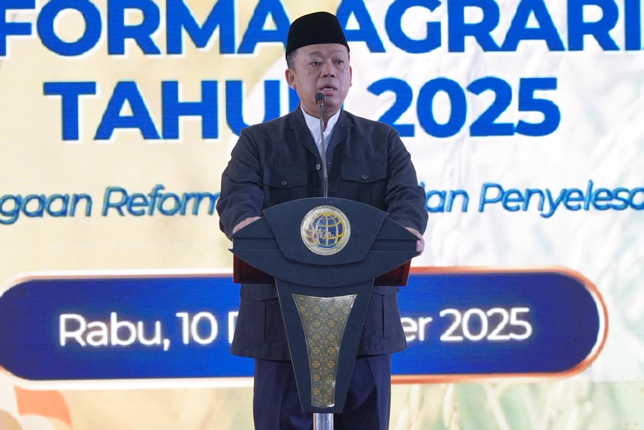 Pesan Menteri Nusron dalam Pembukaan Rakornas Reforma Agraria: Tidak Ada Arahan Khusus, Koordinasikan dengan Baik