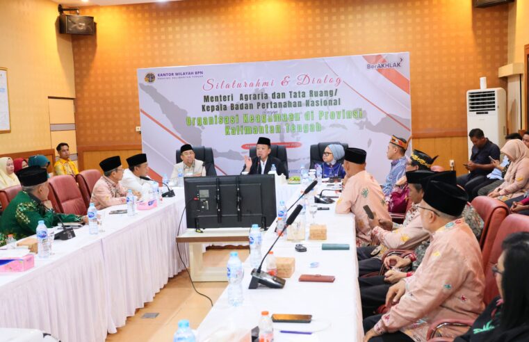 Percepat Sertipikasi Tanah Wakaf di Kalteng, Menteri Nusron: Jangan Sampai Rumah Tuhan Tidak Terurus