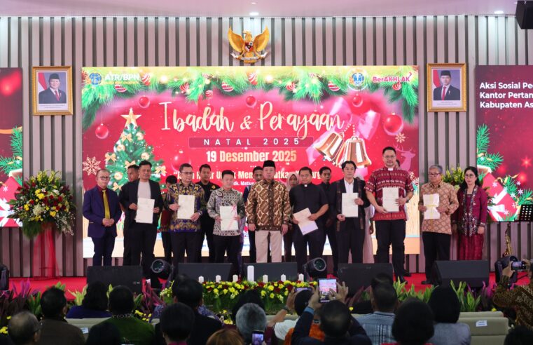 Dapat Sertipikat Menjelang Natal, Pendeta Apresiasi Dukungan ATR/BPN dalam Sertipikasi Tanah Rumah Ibadah