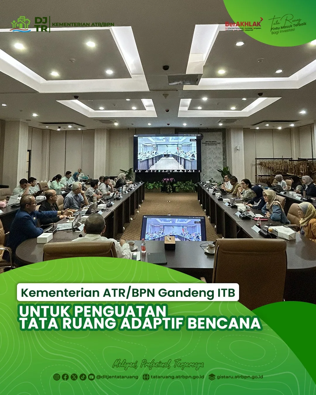 Kementerian ATR/BPN Gandeng ITB untuk Penguatan Tata Ruang Adaptif Bencana
