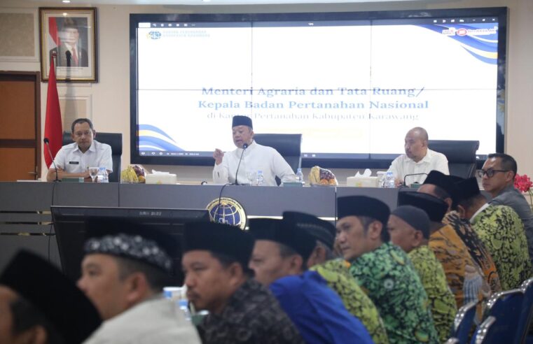 Menteri Nusron Ingin Tokoh Keagamaan Terlibat Aktif dalam Penyelesaian Sertipikasi Tanah Wakaf