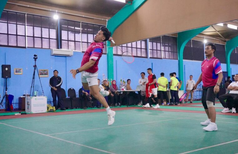 Ikuti Kejuaraan Bulutangkis HUT ke-54 KORPRI, Kementerian ATR/BPN Melaju ke Semifinal