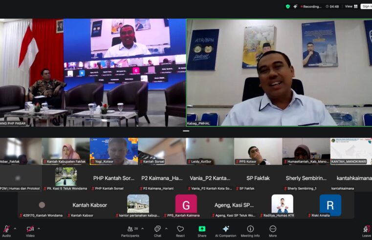 Isi Materi di Rakerda Kanwil BPN Provinsi Papua Barat, Biro Humas dan Protokol Imbau Jajaran Optimalkan Implementasi PESO dan Pengaduan Masyarakat