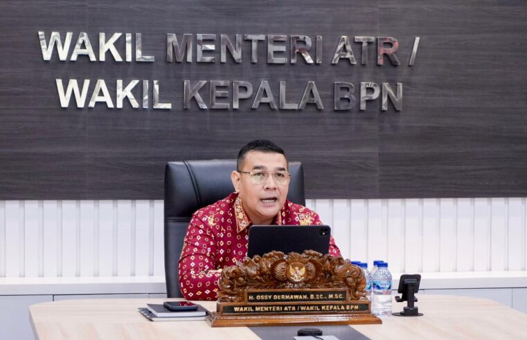 Tunjang Pengelolaan Data Pertanahan dan Tata Ruang, Wamen Ossy Paparkan Potensi Penggunaan AI