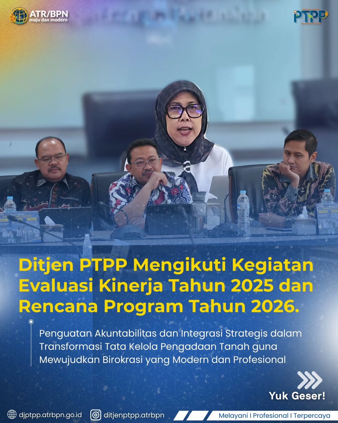 Ditjen PTPP Mengikuti Kegiatan Evaluasi Kinerja Tahun 2025 dan Rencana Program Tahun 2026