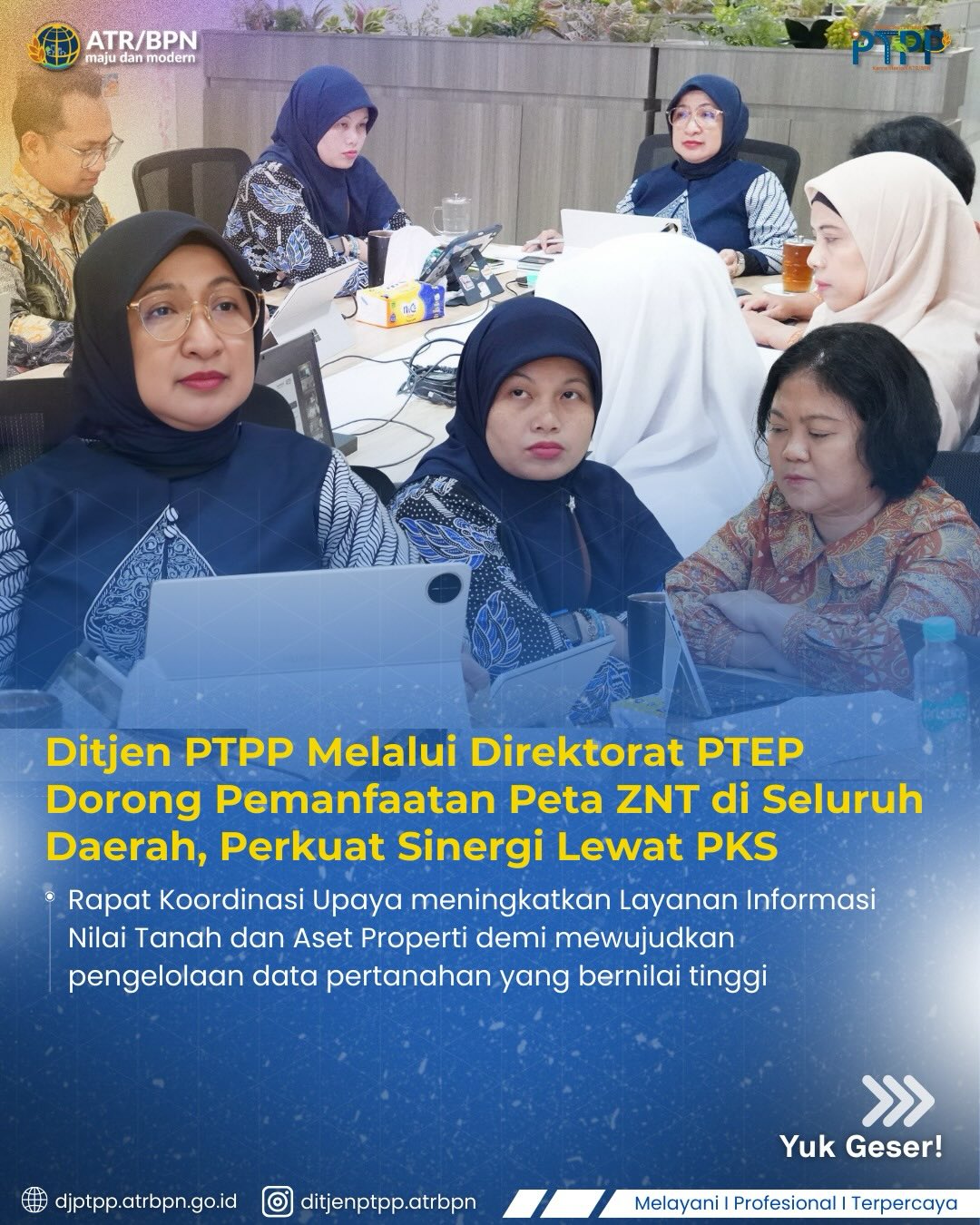 Ditjen PTPP Melalui Direktorat PTEP Dorong Pemanfaatan Peta ZNT di Seluruh Daerah, Perkuat Sinergi Lewat PKS