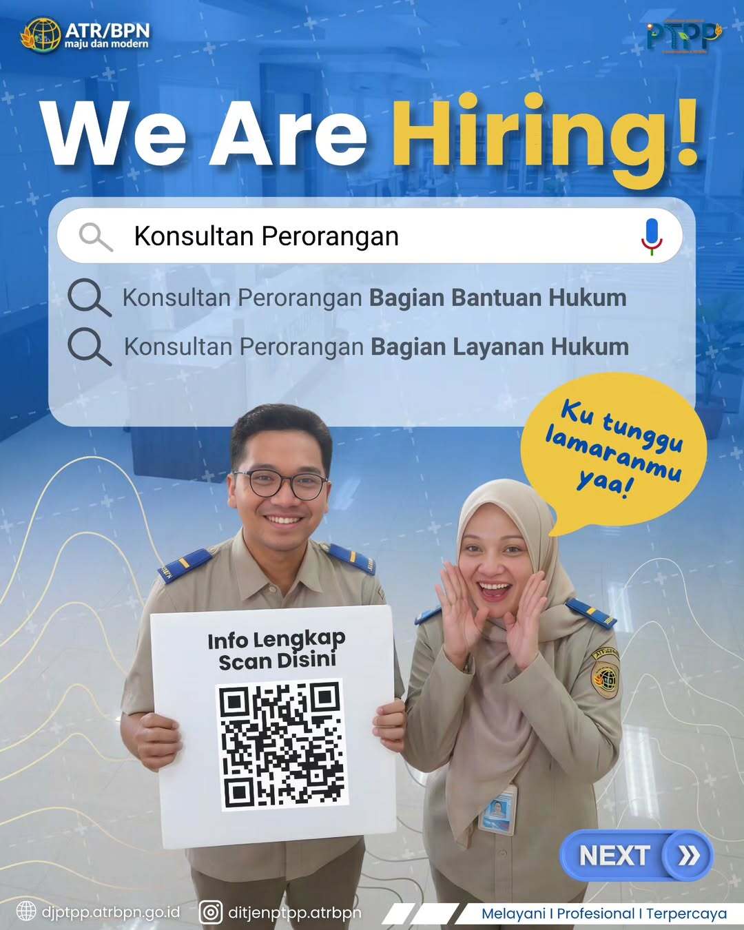 Ditjen PTPP Buka Rekrutmen Konsultan Perorangan Bidang Layanan dan Bantuan Hukum