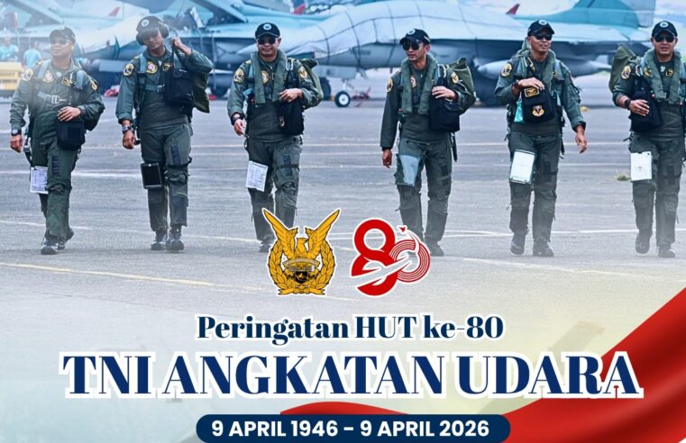 Kantor Pertanahan Kabupaten Pati mengucapkan:Selamat Hari Ulang Tahun ke-80 TNI Angkatan Udara