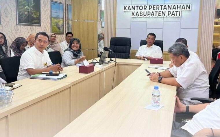 SATUKAN TEKAD MENUJU WBK, KANTOR PERTANAHAN KABUPATEN PATI GELAR MONEV ZONA INTEGRITAS