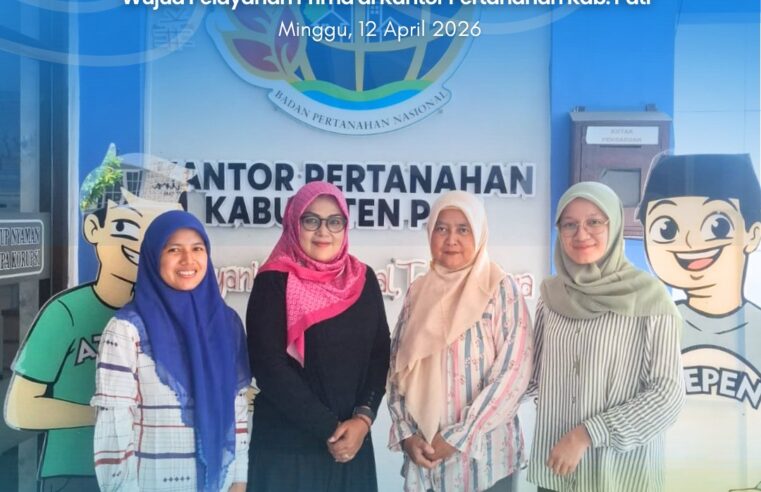 PELATARAN KANTOR PERTANAHAN KABUPATEN PATI SIGAP LAYANI MASYARAKAT