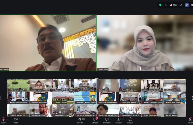 Entry Meeting Pelaksanaan Audit Kinerja 2026, Sekjen ATR/BPN: Pastikan Kegiatan Tepat Sasaran
