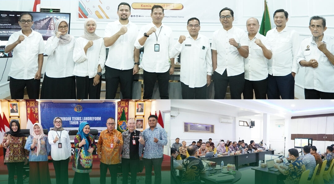 Optimalkan Pelaksanaan Kegiatan Labdsform Tahun 2026, Direktorat Jenderal Penataan Agraria Menggelar Bimbingan Teknis Gelombang II di 3 Provinsi