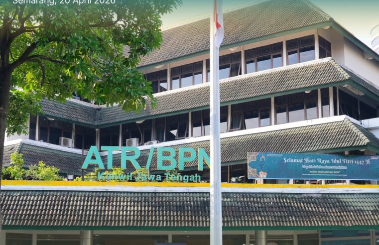 Apel Pagi Kanwil BPN Provinsi Jawa Tengah Penguatan Komitmen Redistribusi Tanah Tahun 2026