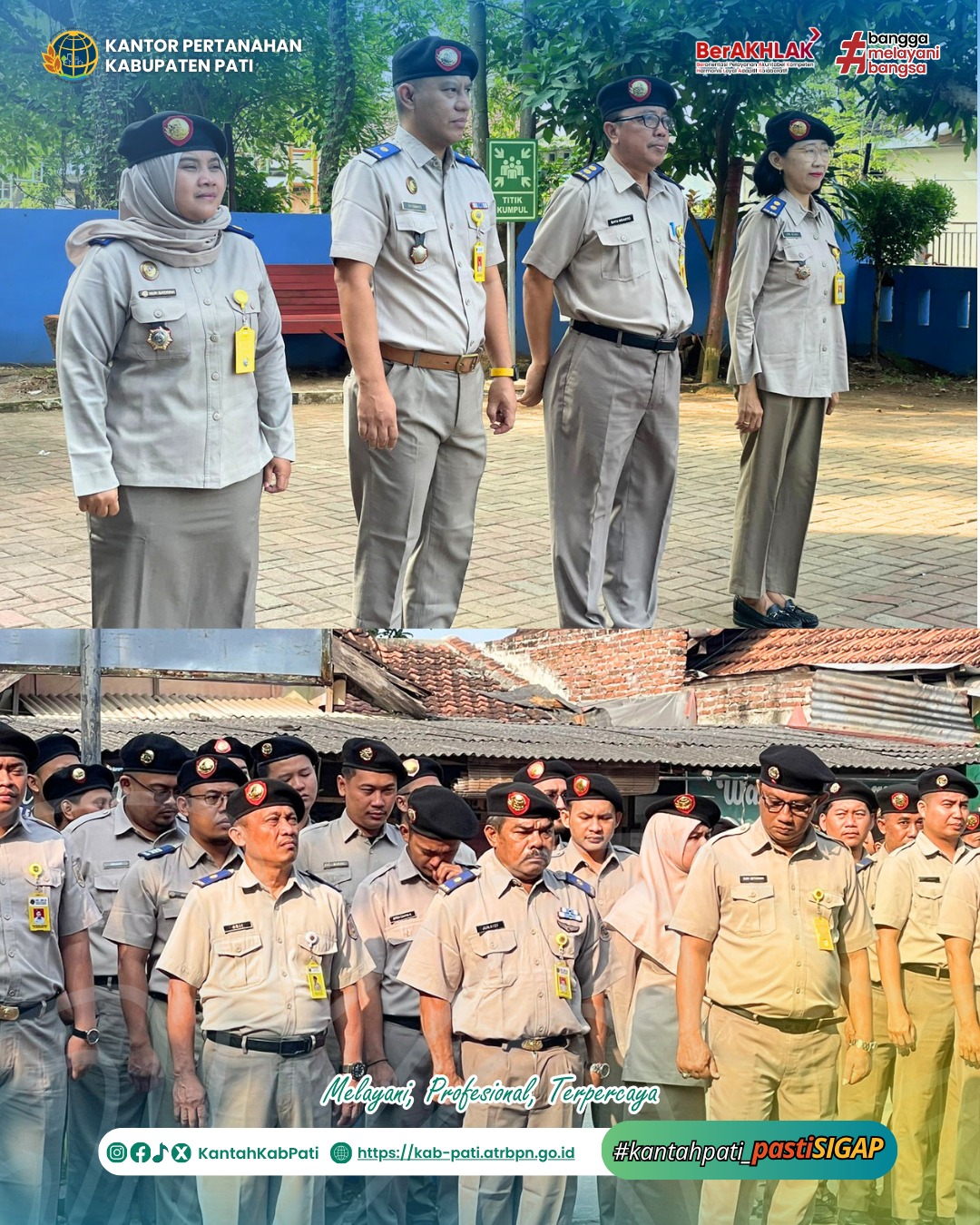 Apel Pagi Kantah Pati Tekankan Kinerja Optimal dan Penguatan Kerja Tim