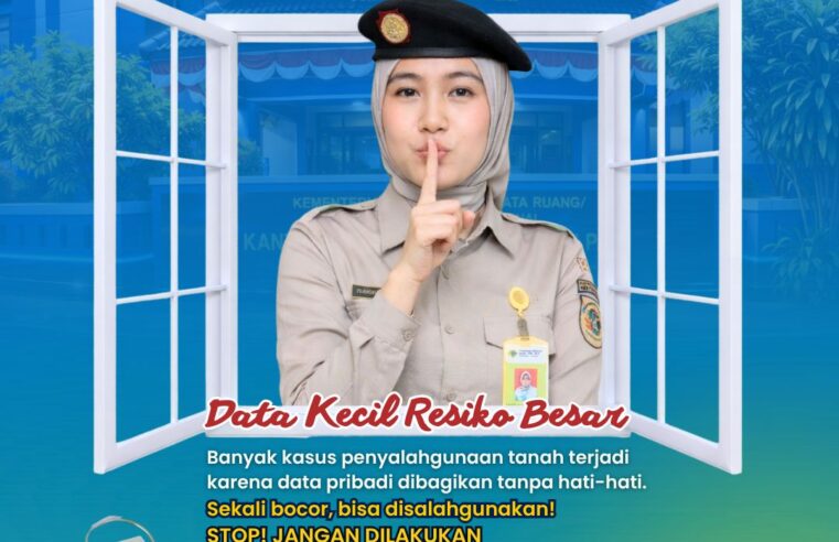 Halo #SobATRBPN, mulai sekarang stop memberikan data sertipikat tanah sembarangan yaa