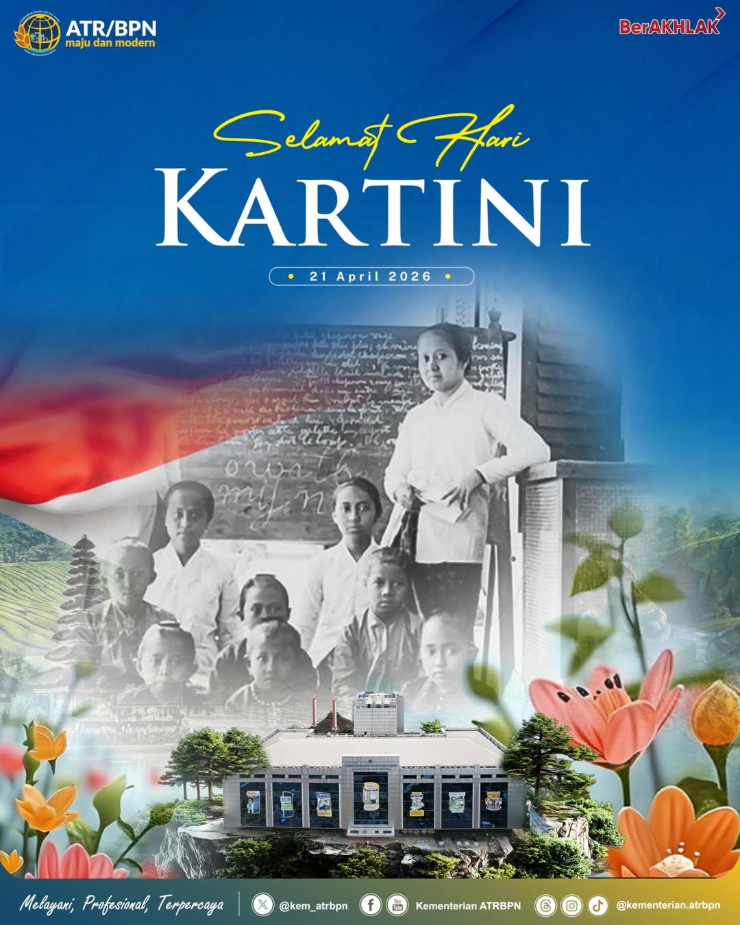 Peringatan Hari Kartini 2026, ATR/BPN Tegaskan Peran Strategis Perempuan dalam Pembangunan dan Pelayanan Publik