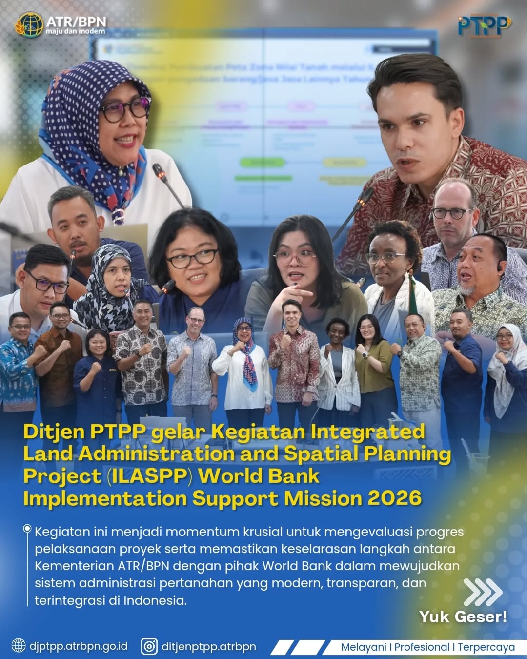 Ditjen PTPP gelar Kegiatan Integrated Land Administration and Spatial Planning Project ILASPP