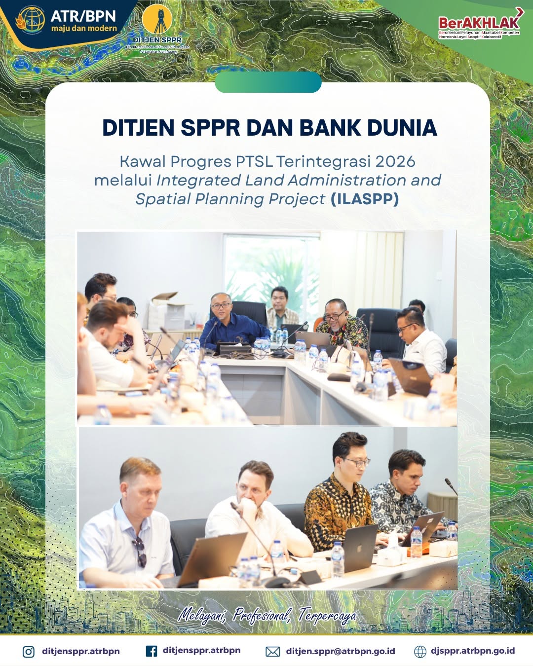 Ditjen SPPR dan Bank Dunia Kawal Progres PTSL Terintegrasi 2026 melalui ILASPP