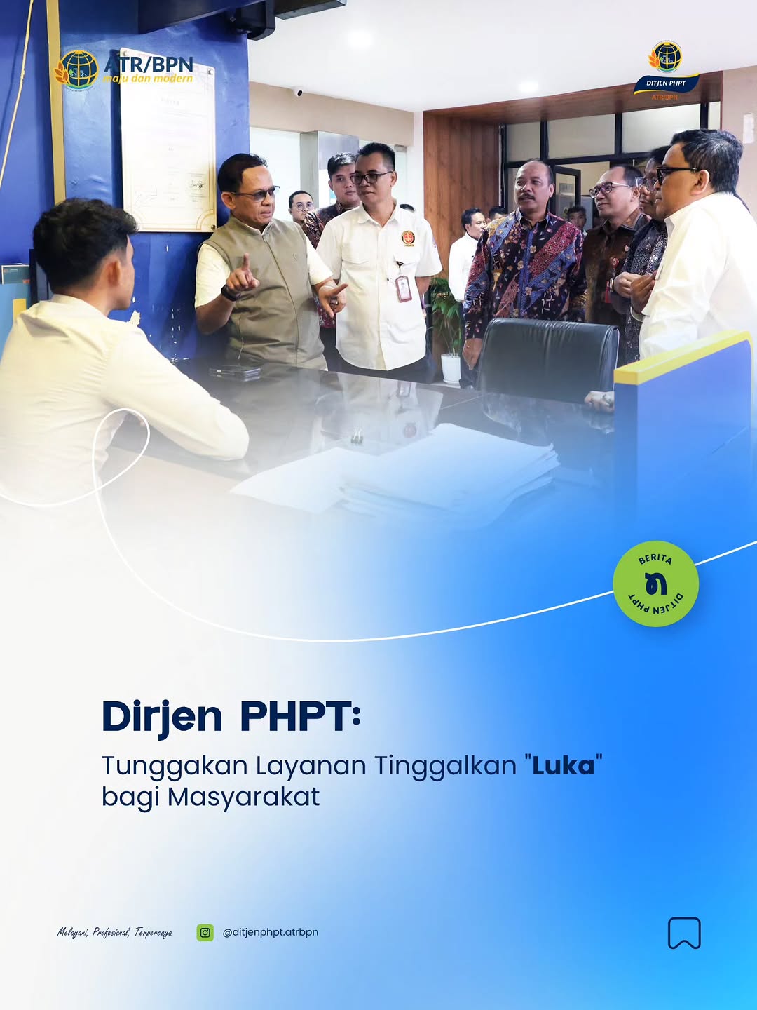 Ditjen PHPT, Tunggakan Layanan Tingalkan Luka bagi Masyarakat