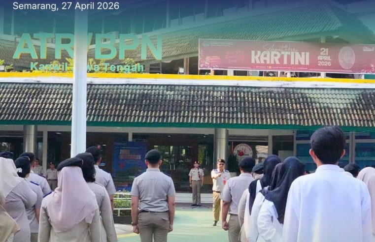 Apel Pagi Kanwil BPN Jateng 27 April 2026
