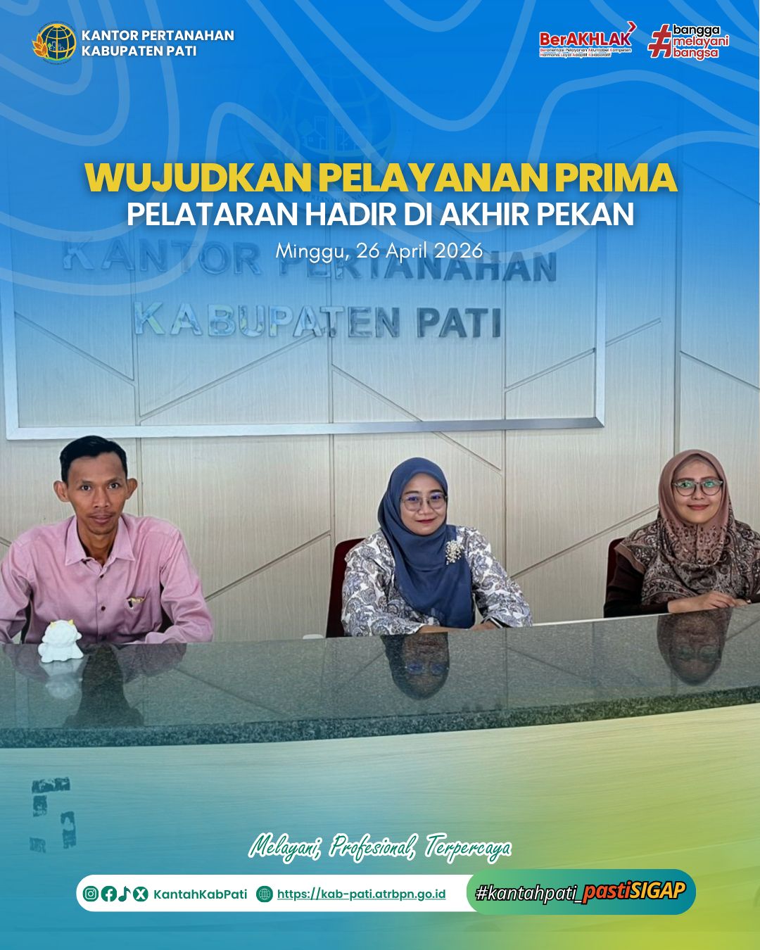 Kantor Pertanahan Kabupaten Pati kembali menghadirkan inovasi pelayanan publik melalui program PELATARAN