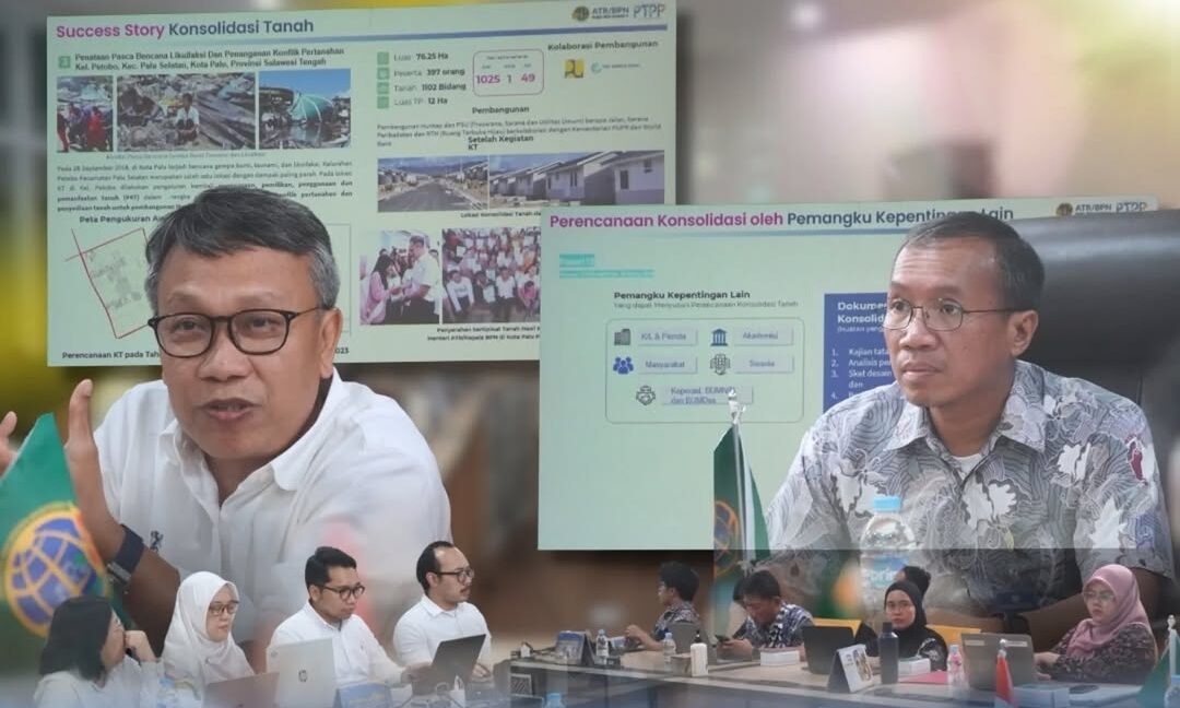 Ditjen PTPP melalui Direktorat Konsolidasi Tanah dan Pengembangan Pertanahan gelar rapat dengan Kementerian Perumahan dan Kawasan Permukiman