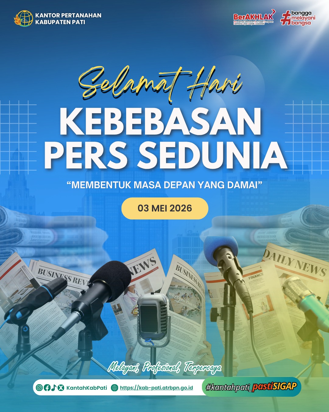 📰 Selamat Hari Kebebasan Pers Sedunia 📰03 Mei 2026