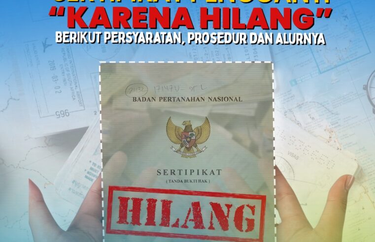 Halo #SobATRBPN, yang perlu kamu ketahui jika satu dokumen hilang