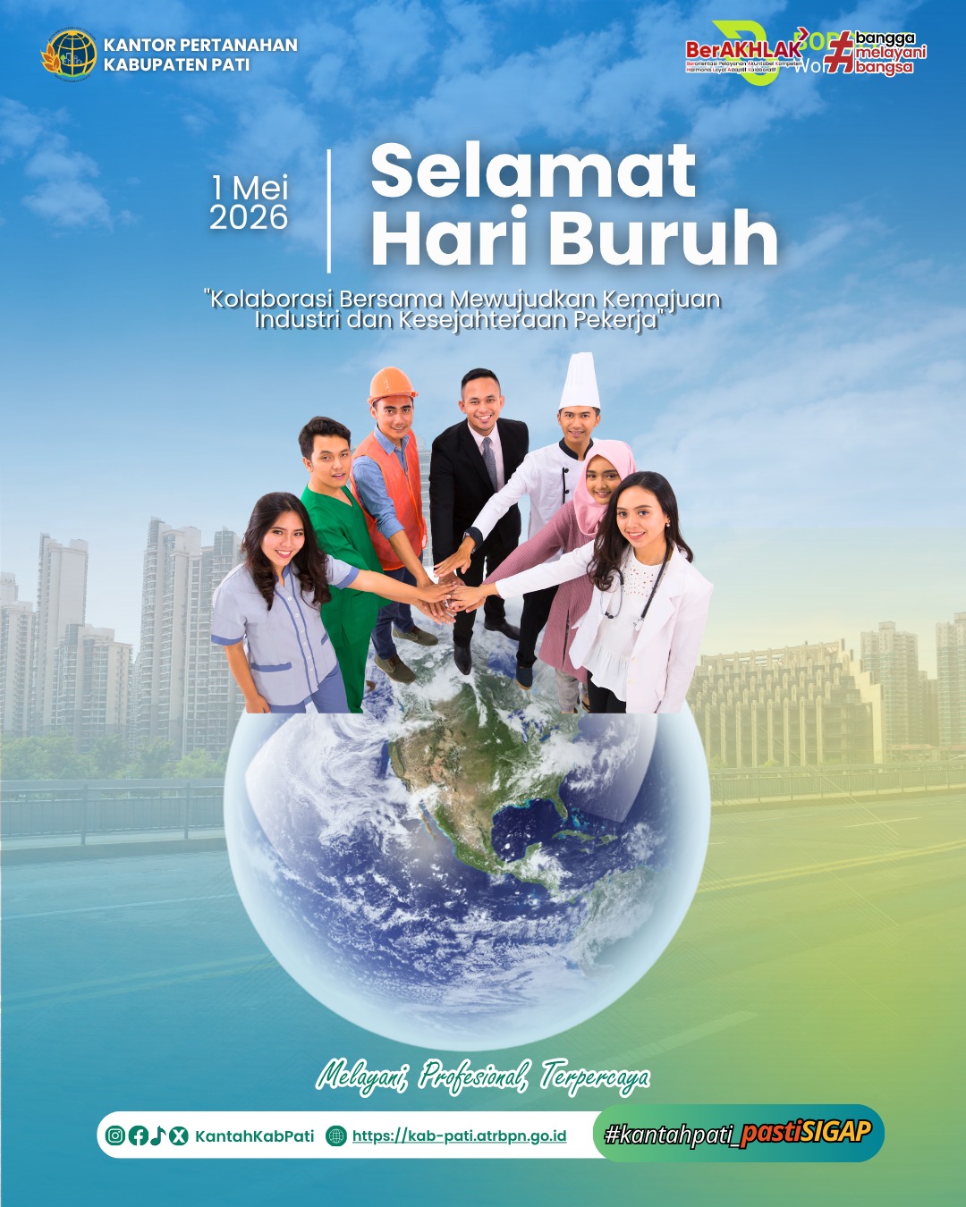 ✨ Selamat Hari Buruh Internasional ✨1 Mei 2026
