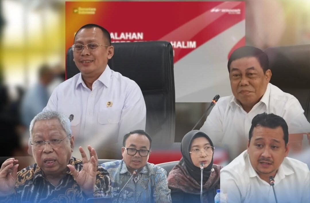 Dirjen PTPP gelar Rapat Koordinasi Permasalahan Jalan Akses Stasiun Halim via Jalan di Panjaitan.