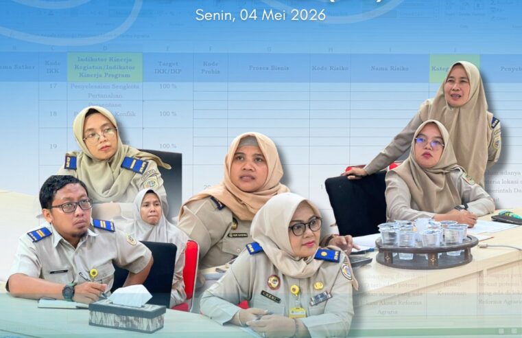 Kantah Pati Laksanakan Monev Internal Bedah Risk Register SPIP