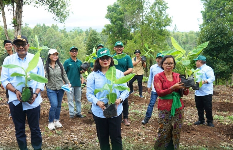 Perkuat Ketahanan Pangan Lewat Perluasan Lahan dan Penanaman Bibit di Lokasi Penataan Akses pada Tanah Peribadatan Pira di Provinsi Bali