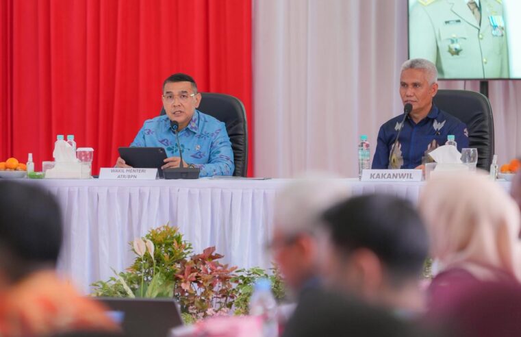 50% Bidang Tanah di Sulteng Sudah Bersertipikat, Wamen Ossy: Ini Menunjukkan Sulteng Terus Bertumbuh