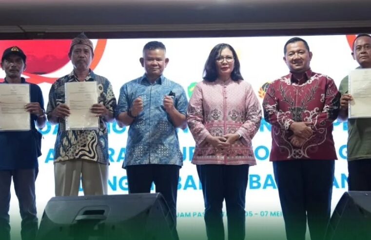 Dukung Percepatan Pelaksanaan Kegiatan Redistribusi Tanah Tahun 2026, Direktur Jenderal Penataan Agraria turut hadir dalam Penandatanganan Perjanjian Pemanfaatan antara Subjek Reforma Agraria dengan Badan Bank Tanah
