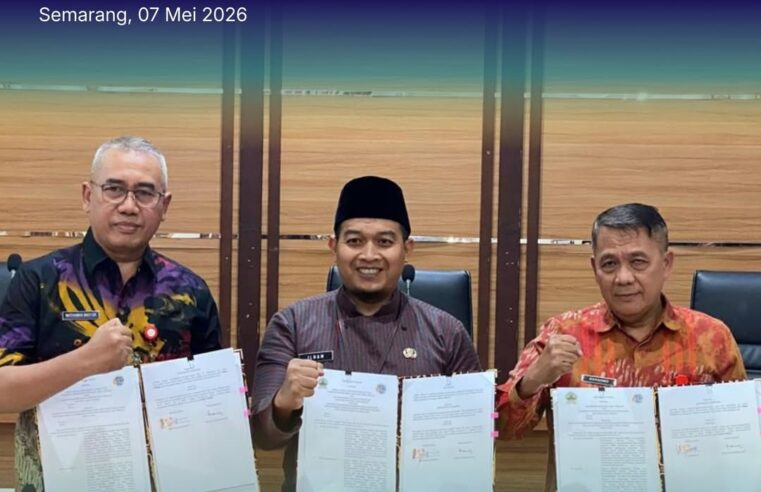 Dorong Legalitas Tanah dan Hunian Layak, Kanwil BPN Jateng Teken PKS Bersama Disperakim Provinsi Jawa Tengah