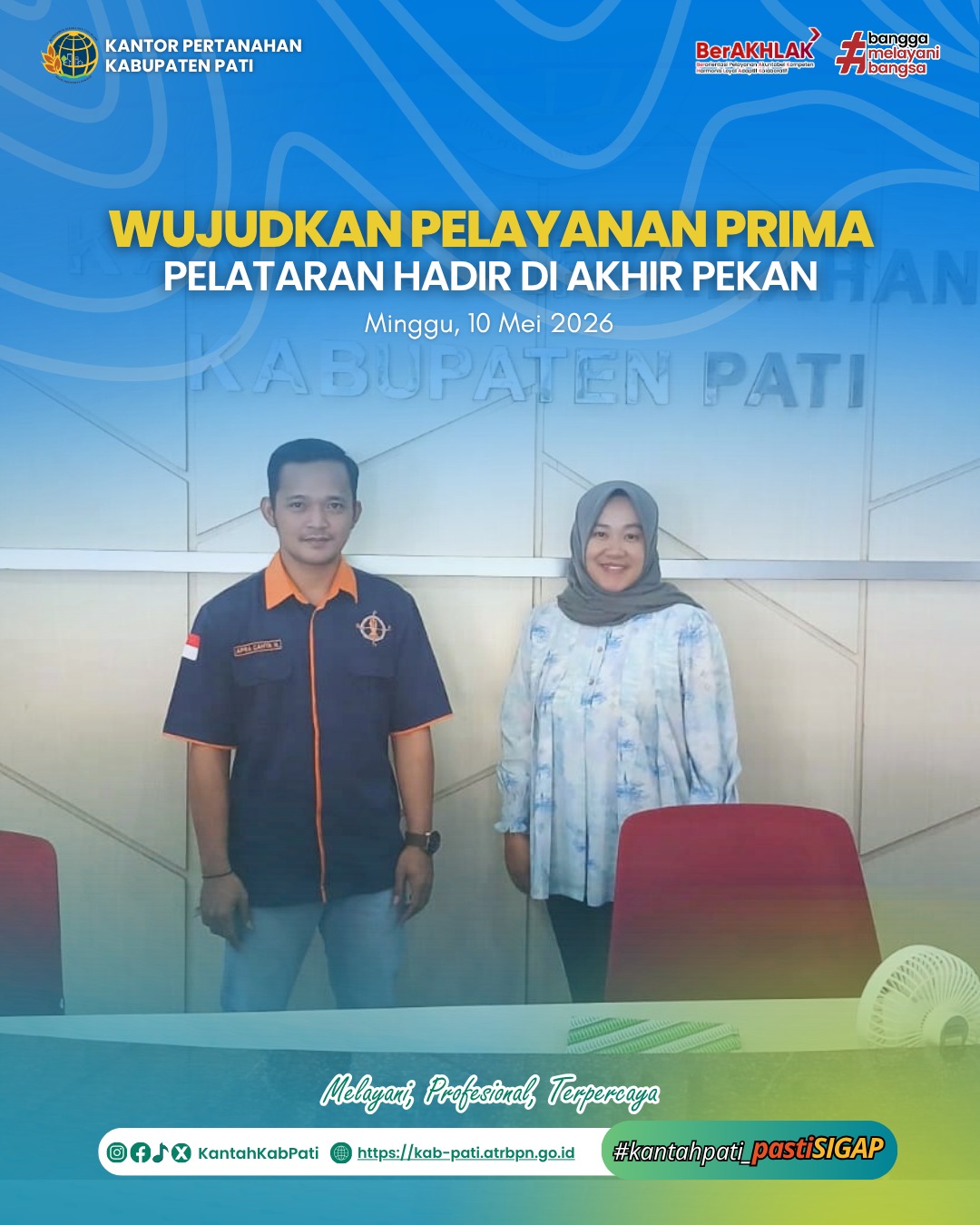 Kantor Pertanahan Kabupaten Pati kembali menghadirkan inovasi pelayanan publik melalui program PELATARAN
