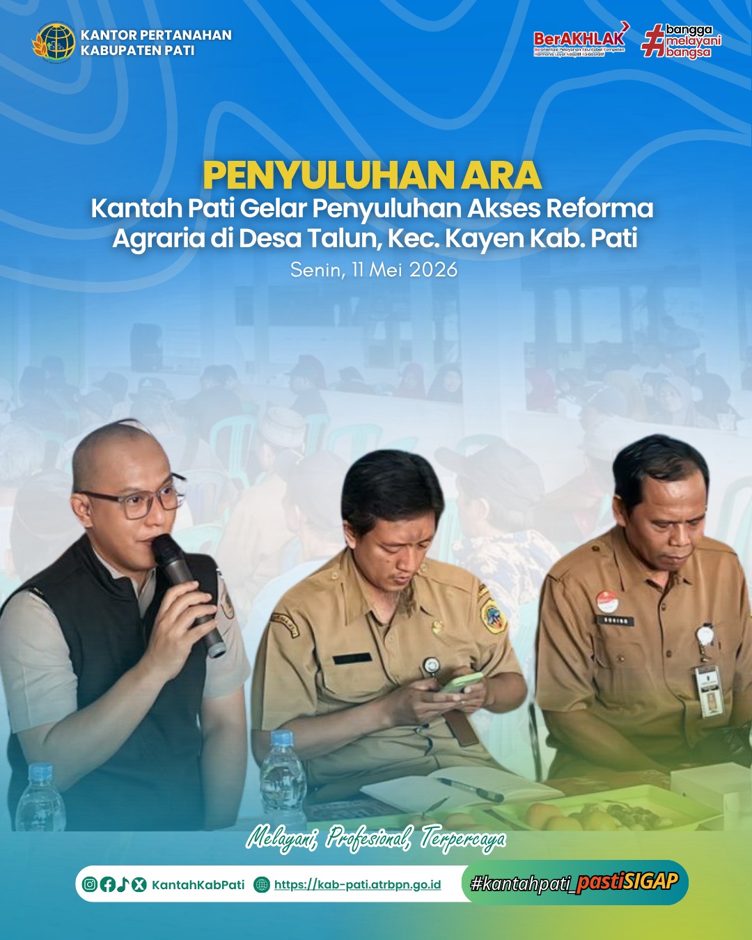 Kantah Pati Gelar Penyuluhan Akses Reforma Agraria di Desa Talun