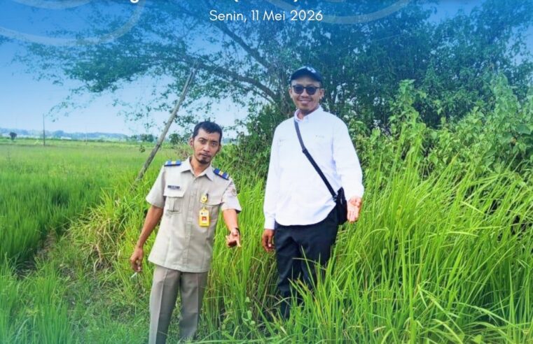 Kantah Pati Laksanakan Pemeriksaan Lapang Permohonan Hak Guna Bangunan PT PLN (Persero) di Kecamatan Jakenan